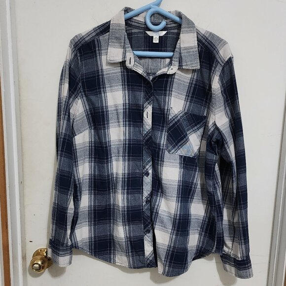 Time and Tru, Ladies Long Sleeve Shirt, Size XL (16-18) - Picture 1 of 6